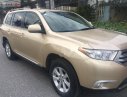 Toyota Highlander SE 2.7 2011 - Bán Toyota Highlander SE 2.7 đời 2011, màu vàng, nhập khẩu nguyên chiếc