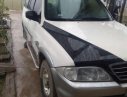 Ssangyong Musso   2000 - Cần bán gấp Ssangyong Musso đời 2000, màu trắng, nhập khẩu, máy móc ổn định