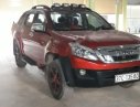 Isuzu Dmax LS 2.5 4x4 AT 2015 - Cần bán Isuzu Dmax màu đỏ, sản xuất 2015, số tự động, bản 2 cầu