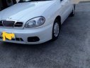 Daewoo Lanos   2001 - Bán gấp Daewoo Lanos sản xuất năm 2001, màu trắng, nhập khẩu, số sàn