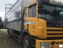 Xe tải Trên 10 tấn 2013 - Bán xe tải 3 chân thùng kín JAC cũ, thùng rất dài 9,7m cao 2,6m, lốp mới cả giàn