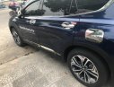 Hyundai Santa Fe 2.4L HTRAC 2019 - Bán Hyundai Santa Fe 2.4L HTRAC đời 2019, màu xanh lam