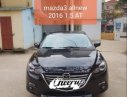 Mazda 3   1.5 AT  2016 - Bán Mazda 3 1.5 AT năm 2016, màu đen, chính chủ, 605tr