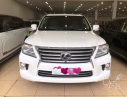 Lexus LX 570  2013 - Bán Lexus LX570 sản xuất 2013, đăng ký 2014 màu trắng, nội thất kem, LH: 0906223838