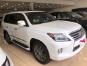 Lexus LX 570  2013 - Bán Lexus LX570 sản xuất 2013, đăng ký 2014 màu trắng, nội thất kem, LH: 0906223838