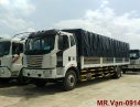Howo La Dalat 7T2 2019 - Bán FAW 7T2 xe tải thùng 9M6, đời 2019, màu trắng, xe nhập