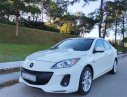 Mazda 3   2014 - Cần bán gấp Mazda 3 sản xuất năm 2014, màu trắng xe gia đình