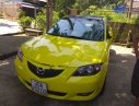 Mazda 3   2005 - Cần bán xe Mazda 3 1.6 AT 2005, màu vàng như mới