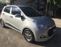 Hyundai Grand i10  1.2 AT 2015 - Bán Hyundai Grand i10 1.2AT 2015, màu bạc, xe nhập