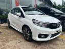 Honda Brio 2019 - Hỗ trợ mua xe trả góp lãi suất thấp - Có sẵn xe giao nhanh trước tết chiếc xe Honda Brio RS, sản xuất 2019, màu trắng