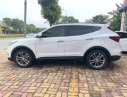 Hyundai Santa Fe 2016 - Cần bán gấp Hyundai Santa Fe sản xuất 2016, màu trắng số tự động, giá tốt