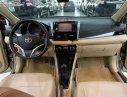 Toyota Vios 1.5E 2014 - Bán Toyota Vios 1.5E 2014, màu nâu chính chủ, 383 triệu