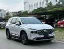 Hyundai Santa Fe 2022 - Hyundai SantaFe Cao cấp 2.2L HTRAC 2022 full dầu màu trắng. 