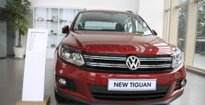 Volkswagen Tiguan 2.0 TSI 2016 - Cần bán xe Volkswagen Tiguan 2.0 TSI đời 2016, màu đỏ, nhập khẩu chính hãng giá 1 tỷ 459 tr tại TT - Huế