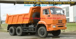 Kamaz XTS 2015 - Bán xe Ben Kamaz 65111, đời 2015,14 tấn, màu cam, 3 chân, 3 cầu, nhập khẩu, mới giá 1 tỷ 410 tr tại Cần Thơ