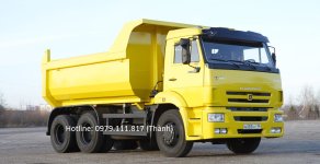 Kamaz XTS 2016 - Bán xe Ben Kamaz 65115 đời 2016, màu vàng, nhập khẩu chính hãng giá 1 tỷ 370 tr tại Gia Lai