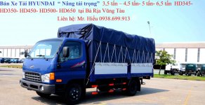 Hyundai HD 650  2017 - Bán xe tải Hyundai 3.5 tấn nâng tải 6.5 tấn | Đại Lý Hyundai Vũng Tàu 0938699913 giá 597 triệu tại BR-Vũng Tàu