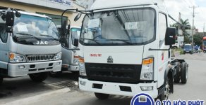 Xe tải 1000kg 2016 - Bán xe tải Howo 6T sản xuất năm 2016, màu trắng giá 350 triệu tại Tp.HCM