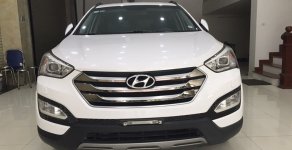 Hyundai Santa Fe 4WD 2014 - Cần bán gấp Hyundai Santa Fe 4WD đời 2014, màu trắng giá 1 tỷ 50 tr tại Hà Nội