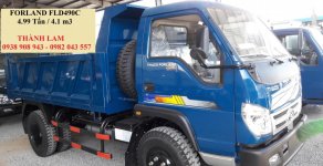 Thaco FORLAND FLD490C 2016 - Bán xe Ben Thaco Forland FLD490C tải trọng 5 tấn thùng 4m3/ 4 khối, xe Ben Thaco Trường Hải 5 tấn, giá tốt tại Long An giá 355 triệu tại Tp.HCM