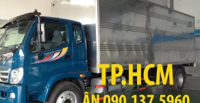 Thaco OLLIN 900A 2016 - TP. HCM Ollin 900A sản xuất mới, màu xanh, giá 619tr thùng kín inox 430 giá 619 triệu tại Tp.HCM