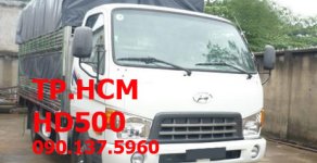 Hyundai HD 500 2016 - TP. HCM Hyundai HD500 mới, màu trắng, mui bạt inox 430 giá 598 triệu tại Tp.HCM