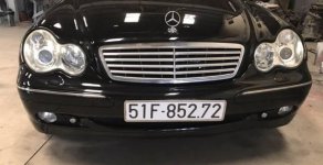 Mercedes-Benz C200 K 2003 - Cần bán gấp Mercedes C200K đời 2003, màu đen chính chủ giá 260 triệu tại Tp.HCM