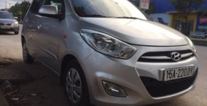 Hyundai i10   MT  2013 - Bán Hyundai i10 MT đời 2013, màu bạc như mới giá 220 triệu tại Hải Dương