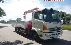 Xe chuyên dùng Xe tải cẩu 2017 - Xe tải cẩu HINO - tải 4,6 tấn - thùng dài 6,2m - cẩu Unic 3 tấn 4 khúc giá 1 tỷ tại Hà Nội