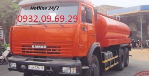 Xe chuyên dùng Xe téc 53229 2016 - Xe bồn phun tưới nước, xe rửa đường, xe tưới công viên Kamaz 12 khối 53229 mới giá 1 tỷ 100 tr tại Tp.HCM