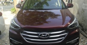 Hyundai Santa Fe CKD 2017 - Bán Hyundai Santa Fe máy dầu CKD đời 2017, màu đỏ giá 1 tỷ 178 tr tại Hà Nội