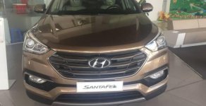Hyundai Santa Fe    2017 - Bán xe Hyundai Santa Fe đời 2017, màu nâu, giá tốt giá 970 triệu tại Sóc Trăng