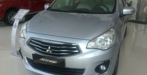 Mitsubishi Attrage 2017 - Bán ô tô Mitsubishi Attrage đời 2017, màu bạc, nhập khẩu Thái giá 460 triệu tại Bắc Ninh