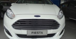 Ford Fiesta Titanium 2015 - Cần bán Ford Fiesta Titanium đời 2015, màu trắng giá 599 triệu tại Đồng Nai
