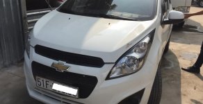 Chevrolet Spark LS 2015 - Cần bán Chevrolet Spark LS năm 2015, màu trắng, giá thương lượng, hợp kinh doanh uber grab giá 266 triệu tại Tp.HCM