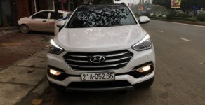 Hyundai Santa Fe   2.4 AT  2017 - Bán ô tô Hyundai Santa Fe 2.4 AT đời 2017, màu trắng giá 1 tỷ 120 tr tại Yên Bái