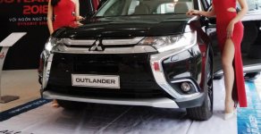 Mitsubishi Outlander CVT 2018 - Bán ô tô Mitsubishi Outlander cvt đời 2018, màu đen, nhập khẩu nguyên chiếc giá 808 triệu tại Thái Nguyên