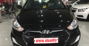 Hyundai Acent 1.4 2012 - Cần bán Hyundai Acent 1.4 năm 2012, màu đen, xe nhập, xe gia đình giá 375 triệu tại Phú Thọ