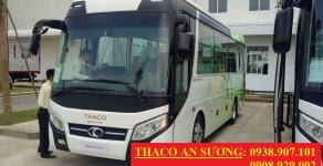 Thaco TB85S 2018 - Thaco bầu hơi TB85 mẫu 2018, Thaco TB85S bầu hơi 29 chỗ, Thaco Tb79s bầu hơi 29 chỗ đời 2018 trả góp giá 1 tỷ 800 tr tại Tp.HCM