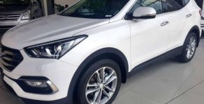 Hyundai Santa Fe 2018 - Cần bán Hyundai Santa Fe năm sản xuất 2018, màu trắng giá 1 tỷ 70 tr tại Kiên Giang