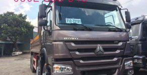 Howo Xe ben 2017 - Bán xe Ben Howo 4 chân thùng vuông 2017 nhập khẩu nguyên chiếc cấu hình cao giá 1 tỷ 365 tr tại Tp.HCM