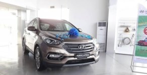 Hyundai Santa Fe 2018 - Cần bán Hyundai Santa Fe đời 2018, màu nâu giá 1 tỷ 70 tr tại Quảng Ngãi