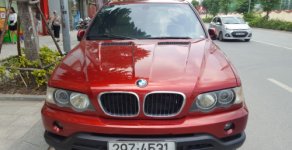 BMW X5   3.0 AT  2003 - Bán BMW X5 3.0 AT sản xuất 2003, màu đỏ, giá 325tr giá 325 triệu tại Hà Nội