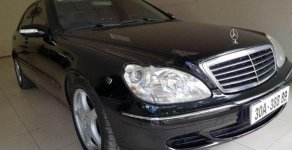 Mercedes-Benz S class 2004 - Cần bán lại xe Mercedes năm sản xuất 2004, màu đen, xe nhập, giá chỉ 445 triệu giá 445 triệu tại Hà Nội