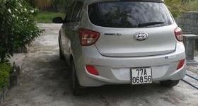 Hyundai Grand i10 2016 - Bán Hyundai Grand i10 năm sản xuất 2016, màu bạc, giá chỉ 350 triệu giá 350 triệu tại Bình Định