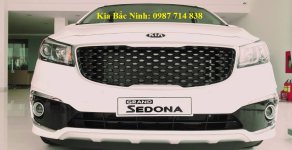 Kia Sedona 2018 - Cần bán Kia Sedona sản xuất năm 2018, màu đen, máy dầu 7 chỗ, trả góp chỉ từ 250 triệu giá 1 tỷ 69 tr tại Bắc Giang