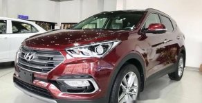 Hyundai Santa Fe   2018 - Cần bán Hyundai Santa Fe sản xuất 2018, màu đỏ giá 1 tỷ 100 tr tại Bình Thuận  