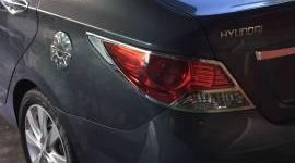 Hyundai Accent   2011 - Bán ô tô Hyundai Accent đời 2011, màu đen xe gia đình giá 380 triệu tại Sóc Trăng