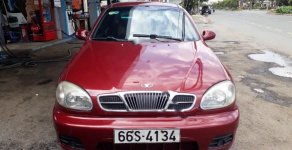 Daewoo Lanos SX 2003 - Bán xe Daewoo Lanos SX năm sản xuất 2003, màu đỏ, xe gia đình giá 145 triệu tại Hậu Giang