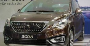 Peugeot 3008 1.6AT 2017 - Bán Peugeot 3008 1.6AT năm 2017, màu nâu, nhập khẩu nguyên chiếc  giá 959 triệu tại Hà Nội